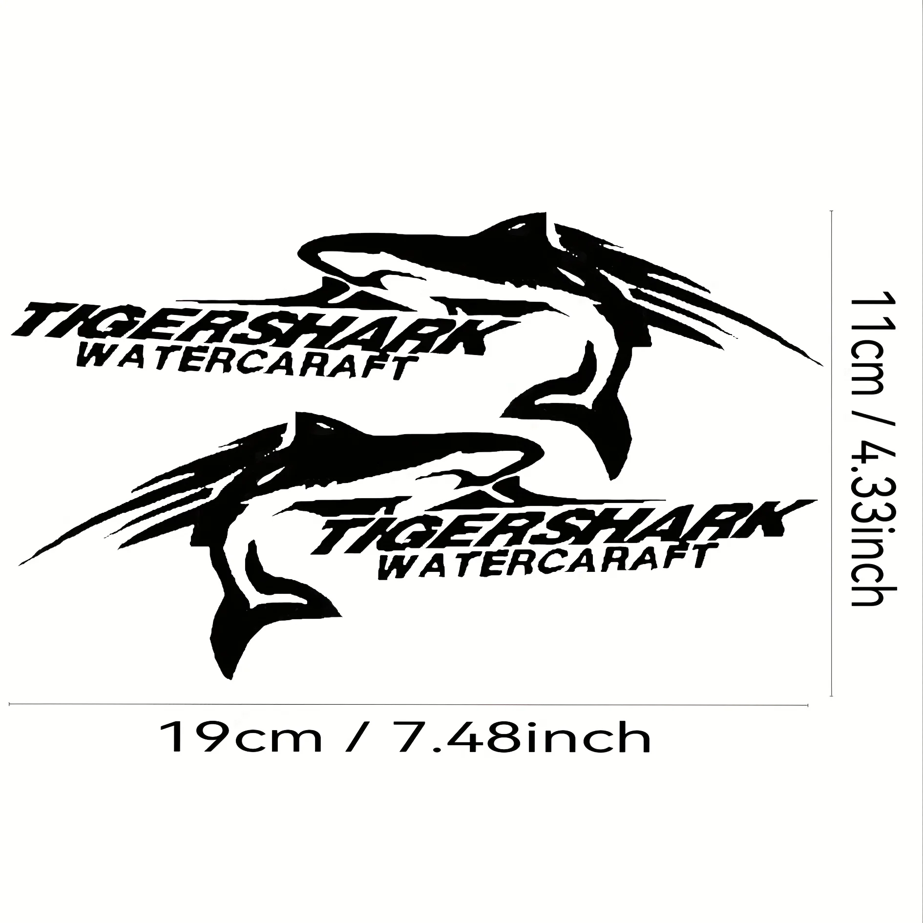 

Тематическая наклейка «Тигр акула» для автомобиля, мотоциклетного шлема, индивидуальный морской стиль приключений, декоративный аксессуар