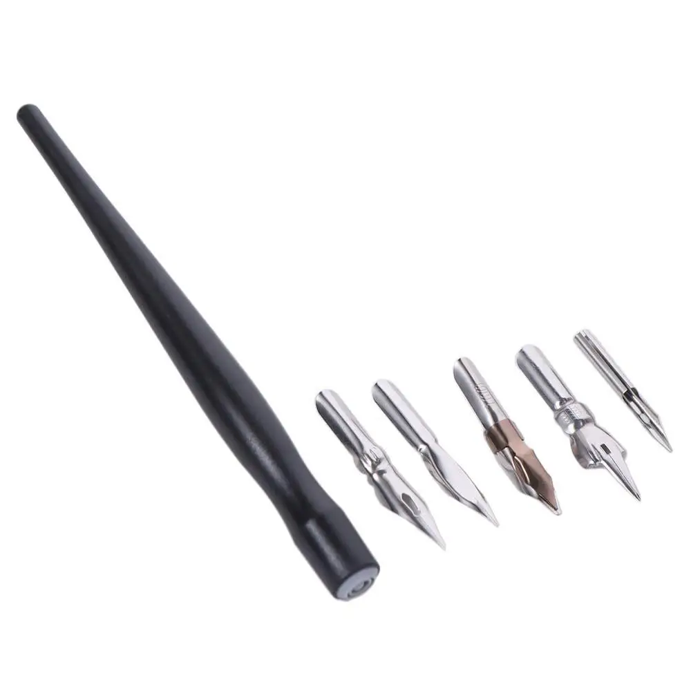 Avoid Scrubbing Panel Line Pen Leaking Pen with 5 Nibs Infiltration Line Pen Convenient Alloy Metal Permeation Pen Modeling Tool