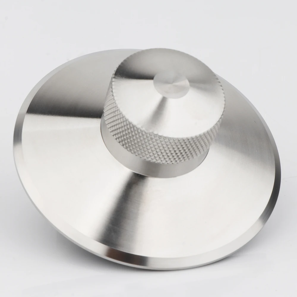 LP الفينيل القرص الدوار مسجل 380 جرام الفولاذ المقاوم للصدأ الوزن المشبك استقرار الاهتزاز مع مستوى كامل التصنيع باستخدام الحاسب الآلي Hifi DIY بها بنفسك