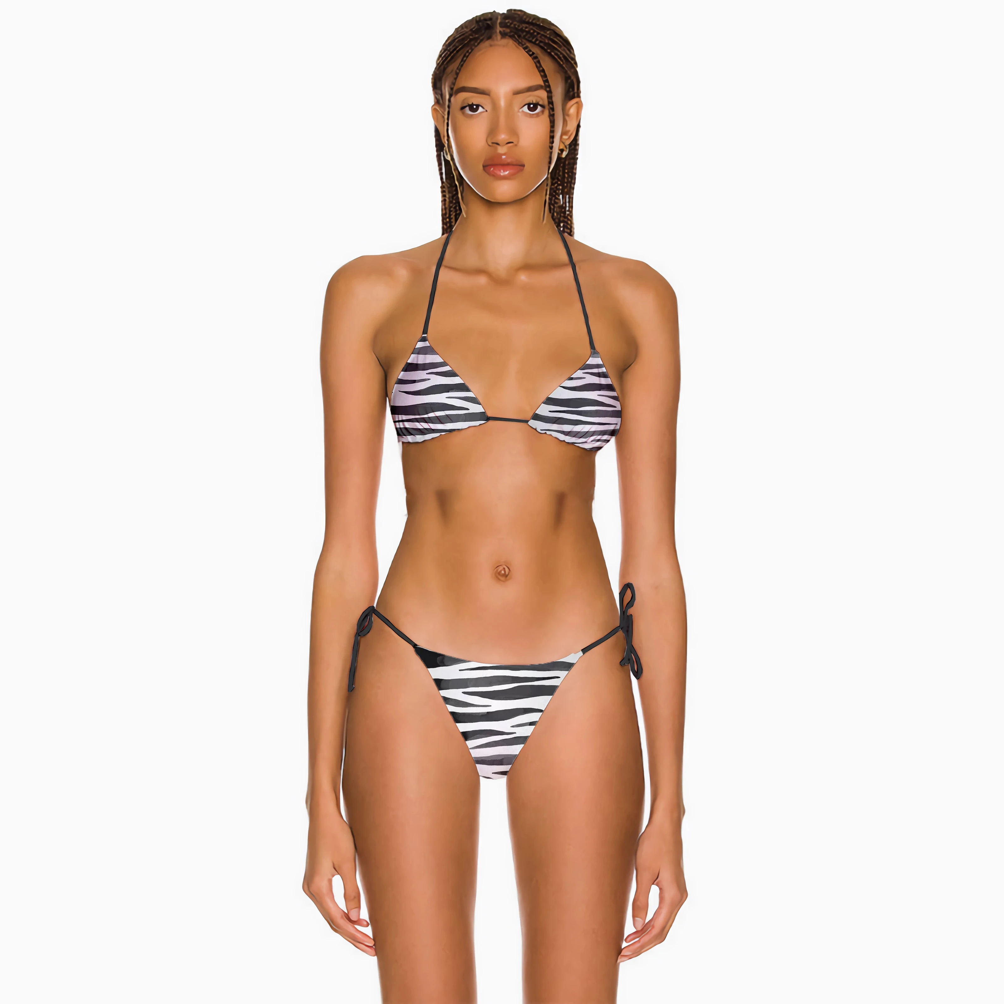 Novelty Printed Push Up Bikini Micro Bikinis Set Womens Swimsuit Sexy Female Swimwear Floral Bathing Suit Biquini Swimming Suits
