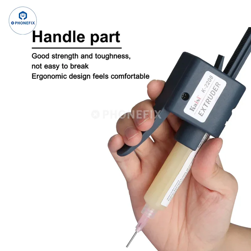 Kaisi K-2208 Solder Paste Extruder Booster Universal Manual Extruder for Welding Green Oil Booster Discharge Putter Tools