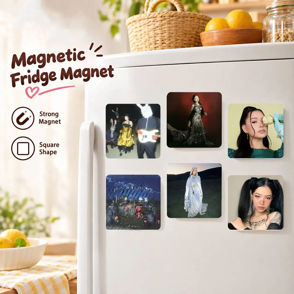 FOR Bella Poarch Picnic Refrigerator Magnet Creative Kitchen Home Decoration Soft Magnetic Decor Festival Gifts Multi Scene Use