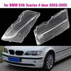 Automobile Headlamp Glass Cover Clear Left Right Headlight Lens Shell For BMW E46 4 Doors 320i/325i/ 325xi/ 330i/330xi 2002-2005