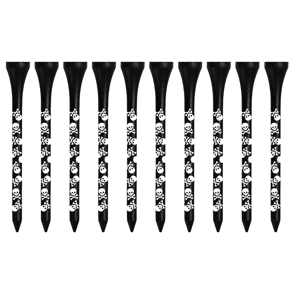 

10Pcs Golfs Holding Bases Bamboo Tees Lightweight Portable Easy to Carry Use for Golfing Lovers Golfs Tees Golfing Spikes