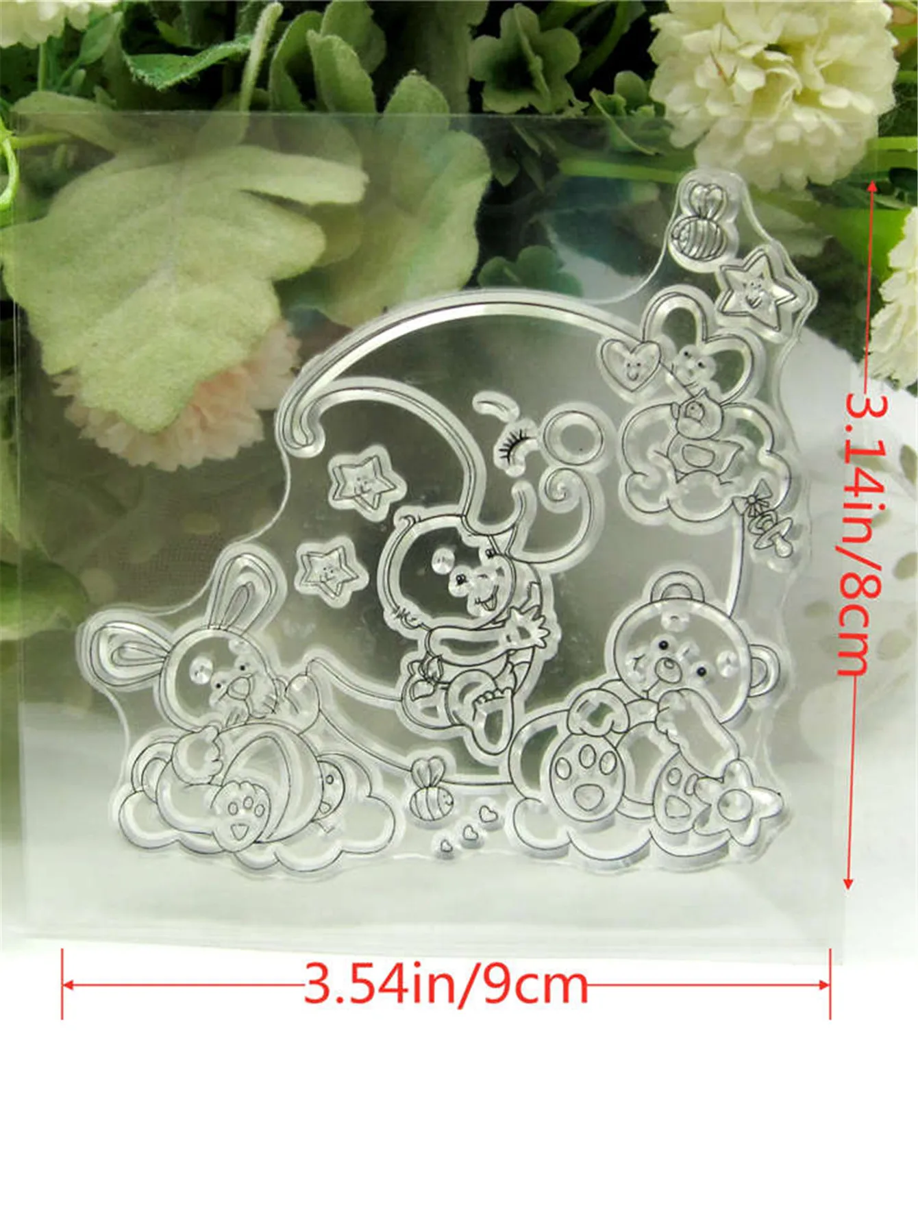 Transparent Silicone Rubber Stamp, Clear Baby monthly, Metal Die Sheet Cling, DIY Scrapbooking, Cute Pattern, Photo Album Stamp