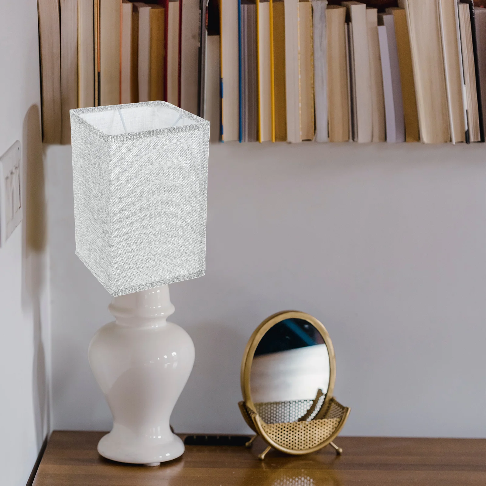 Lamp Shades for Table Lamps Square Lampshade Gold Floor Light Cover Office Bulb