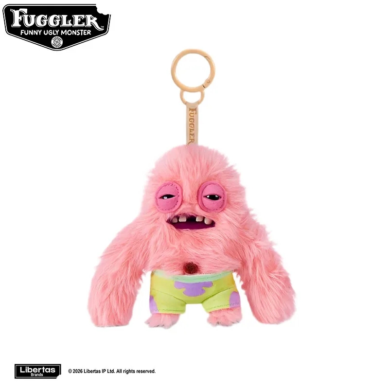 Original Fuggler Patrick Star SpongeBob Schwammkopf Schlüsselanhänger Plüschtiere Fugglers Baby-Zahn-Monster Gefüllte Plüschpuppen