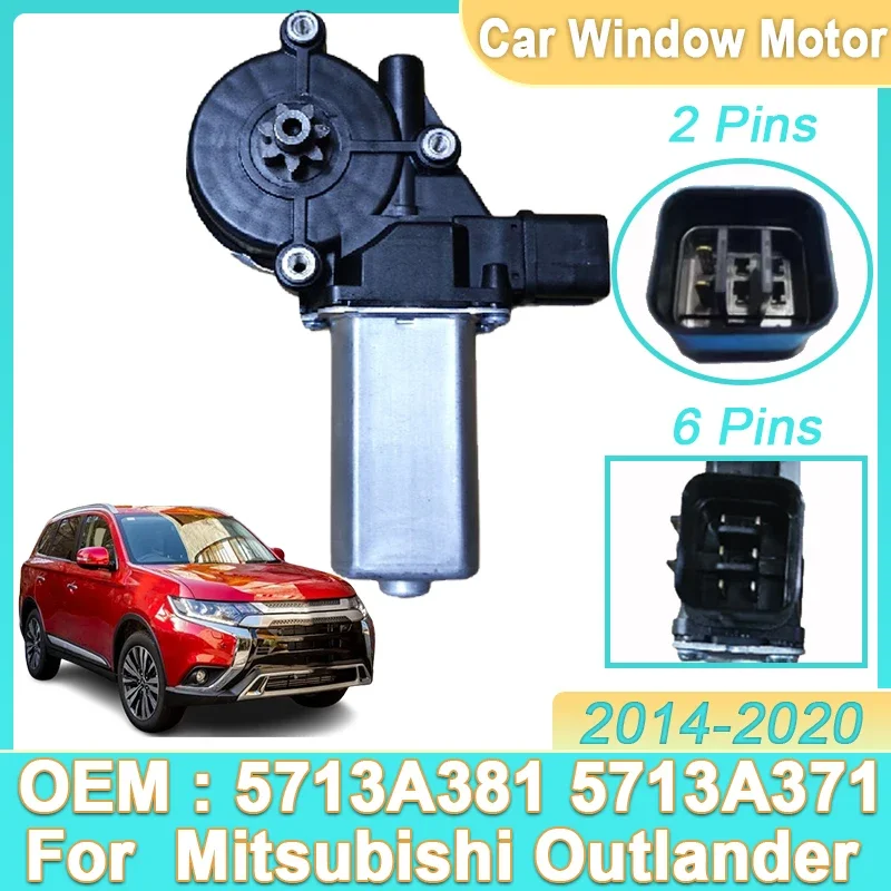 NEW Electric Window Lifter Motor For Mitsubishi Outlander 2014-2020 Attrage Mirage 2013-2024 Window Regulator Motor OE 5713A381