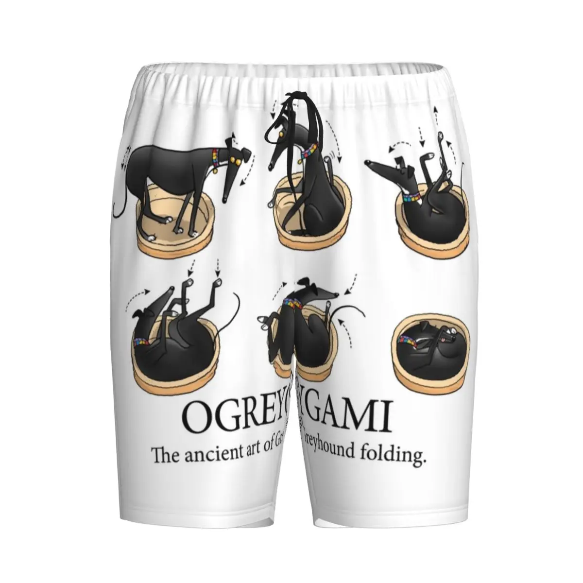 

Custom Greyhound Ears Big Red Shorts Sleeping Pants Men Pajama Pants Lounge Sleep Sleepwear Bottoms