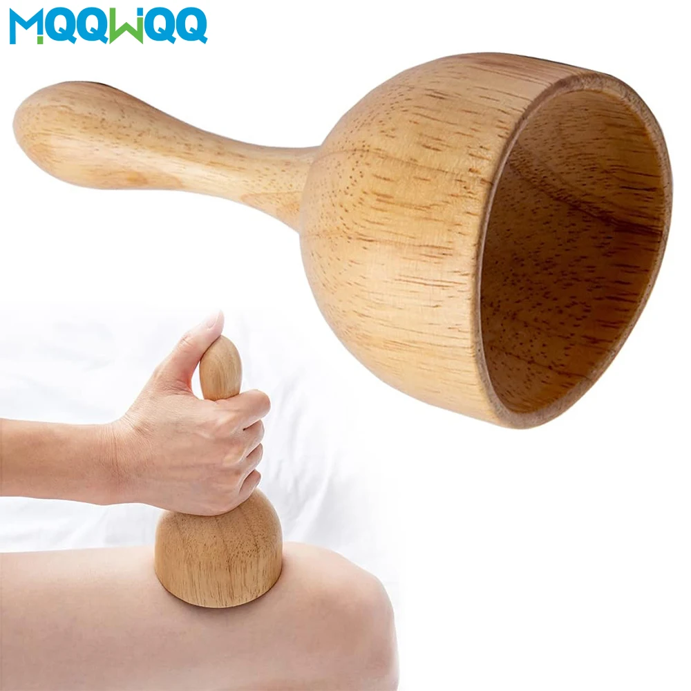 Tazza per terapia del legno strumenti per massaggi per terapia del legno strumento per modellare il corpo per drenaggio linfatico e riduzione della