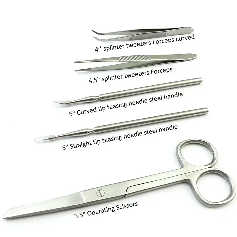 22Pcs/Set Medical Surgical Students Suture Practice Kit with Surgical Training Kit Dissection Instruments Suture tool