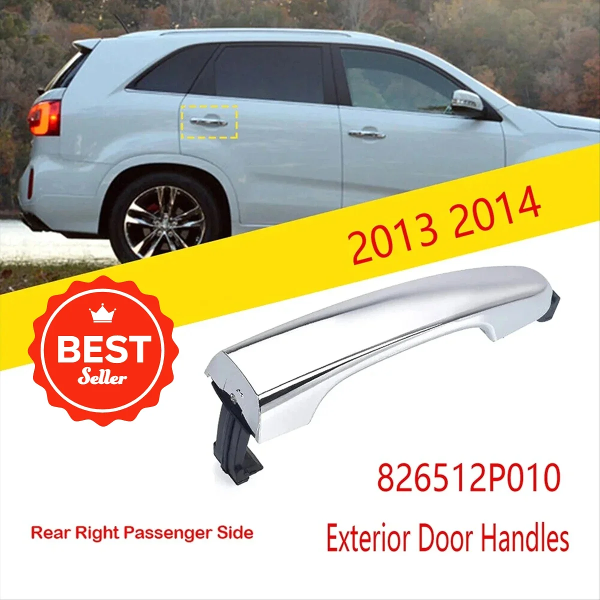 

826512P010 Universal Rear Door Left + Right Exterior Door Handles for Kia Sorento 2013 2014