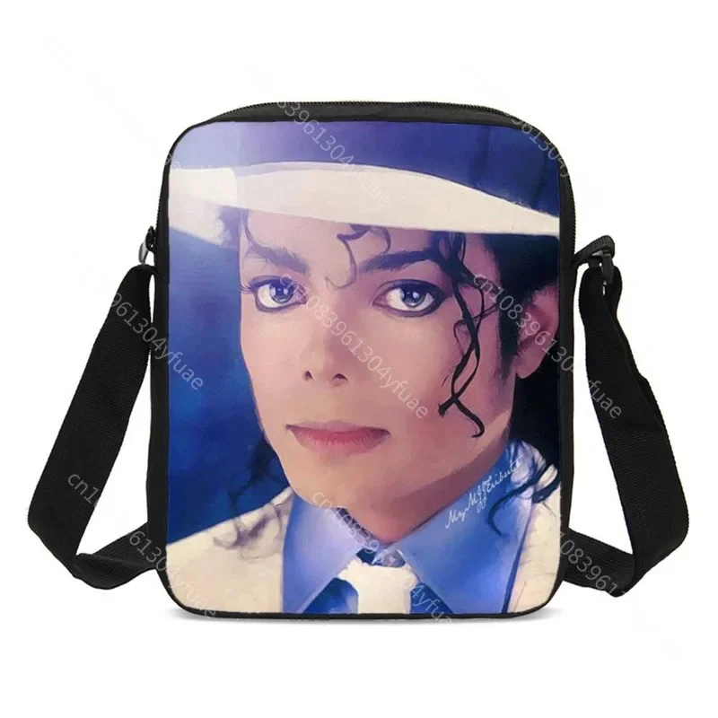 Michael Jackson Crossbody Tassen 3d Print Sling Bags Kleine Schoudertas Voor Kinderen En Jongen Kleine Mesenger Tas Terug Naar School