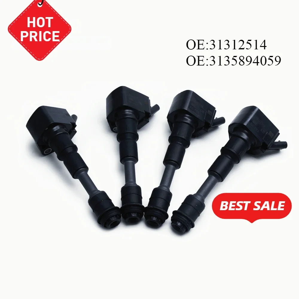 Car Ignition Coil Kit For Volvo S60 S90 V40 Hatchback V60 2015-2018 XC40 T5 Polestar AWD XC60 XC90 2015-2022 31358940 31312514