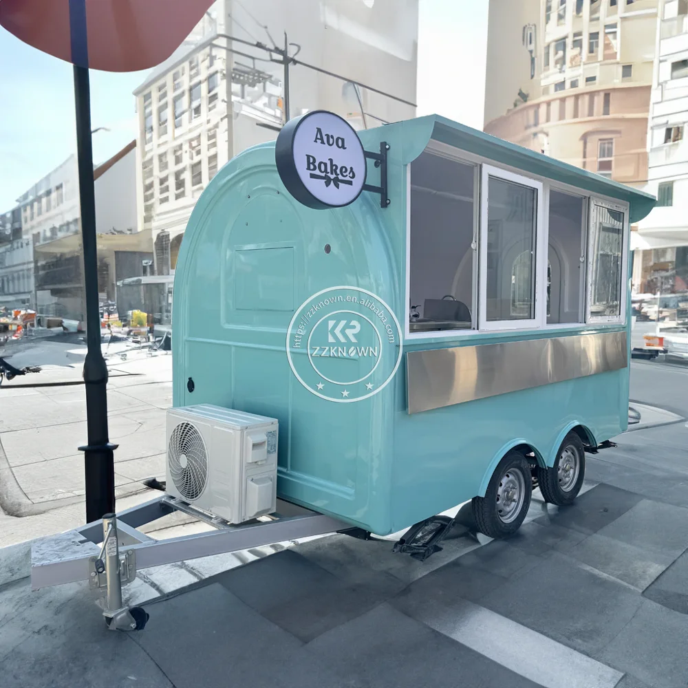 

Food Truck Mobile Ice Cream Vending Trucks Fully Equipped Pizza Trailer Concession Fast Food Trailer