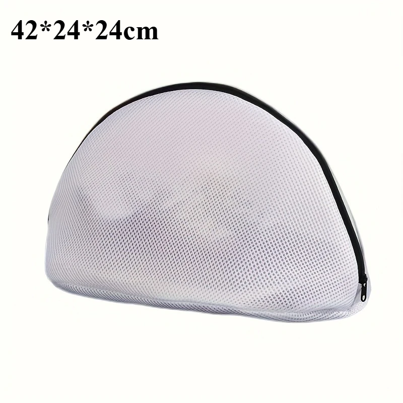 1 قطعة/2 قطعة حقيبة غسيل الأحذية البوليستر المتينة ذات الشبكة الكبيرة - واقي الغسيل للأحذية الرياضية والملابس الجميلة