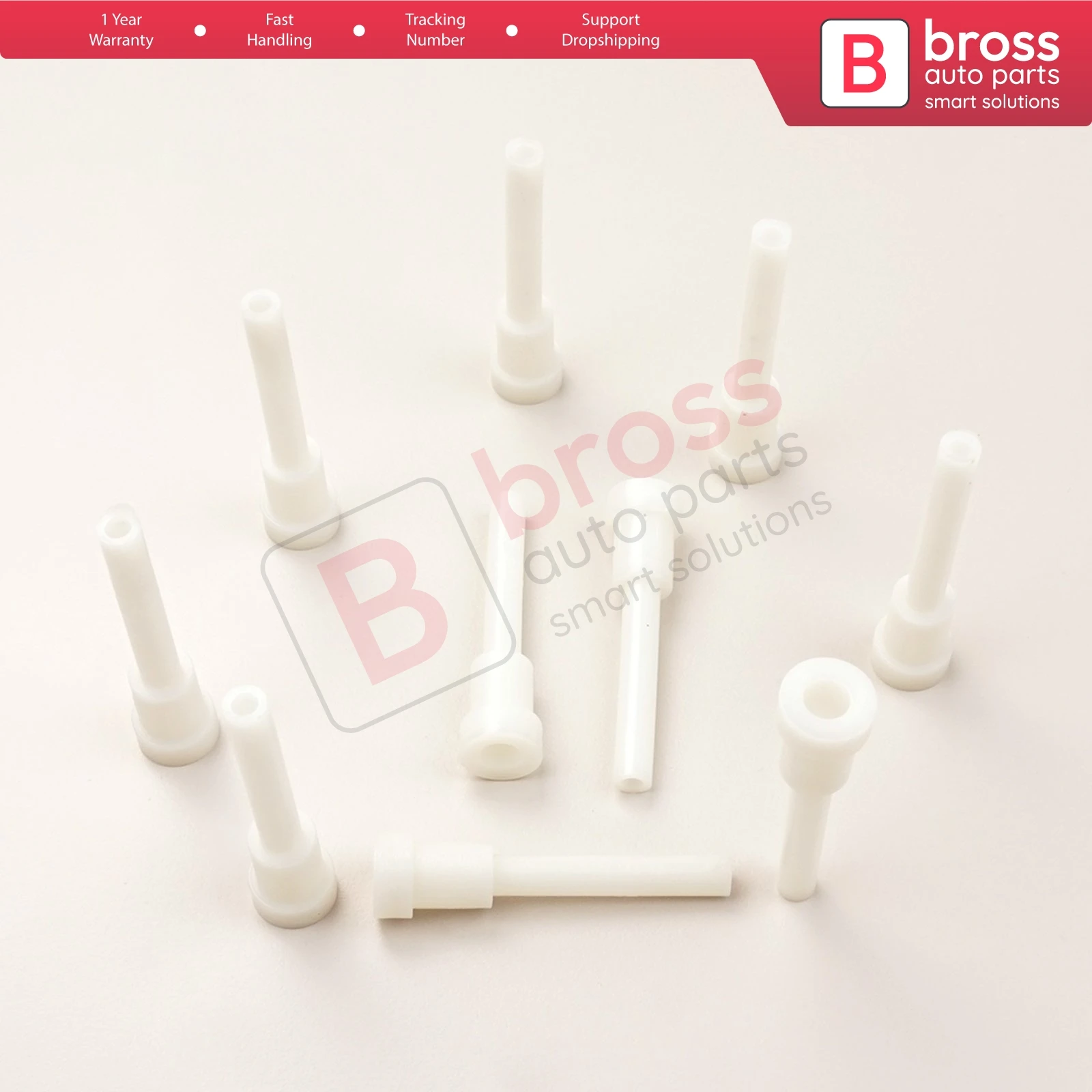 Bross Auto Parts BCP046 10 Pieces Cable End Rope Dowel for Window Regulator Winder Mechanism Type BCP046 Fast Handling