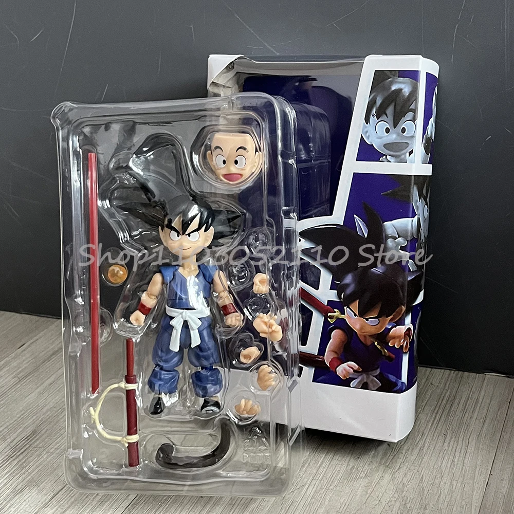 Dragon Ball Z Super Kindheit Son Goku Köpfe SHF Action Figure Kawaii Sammlung Modell Spielzeug Geburtstag Geschenk