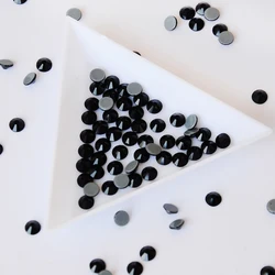 Black Jet Color DMC Iron On Rhinestone, Hot Fix Crystal, Strass Sewing Fabric, Garment Stones, SS6, SS10, SS16, SS20, ss30