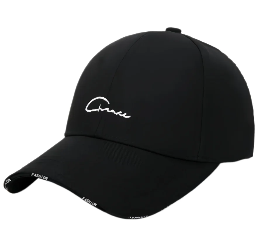 Męska i damska czapka bejsbolówka z regulacją, modna, czarno-biała, idealna na co dzień, podróże i ochronę przed słońcem, typu snapback