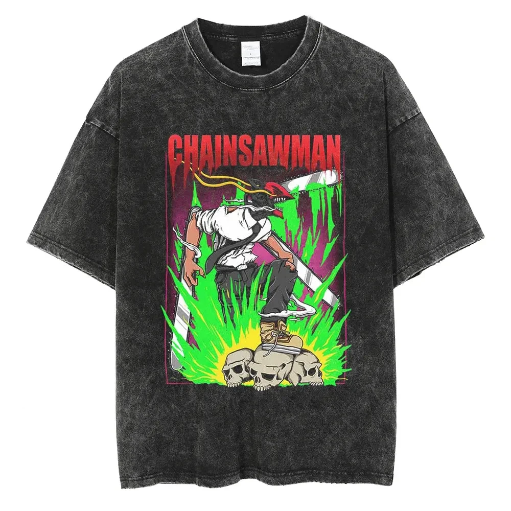 

Футболка унисекс Blue Lock с принтом глаз, винтажная, из выстиранного хлопка, летняя, оверсайз, уличная одежда, аниме, футбольная, повседневная, 2026