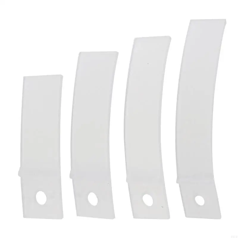 

R9UF 10 Pcs Non-Slip Dresser Drawer Stops Replacement Furniture Drawer Bottom Repair Fixing Tool Clear Plastic Drawer Stops