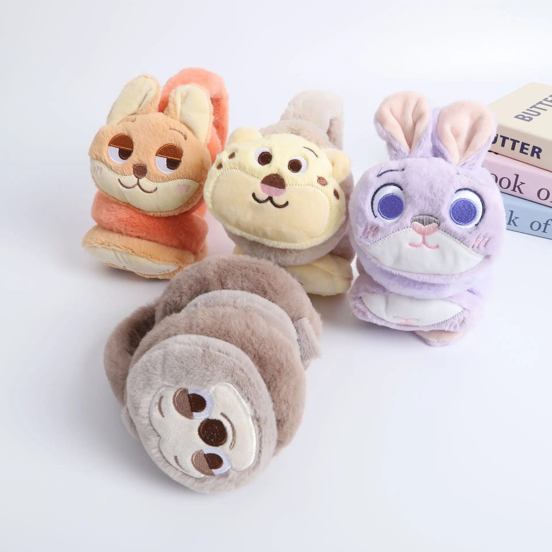 1pcsZootopia Lightning Judi Leopard Officer Fox Nick niedliche Cartoon-Puppe Ohrbeutel hängende Verzierung Ohrenschützer