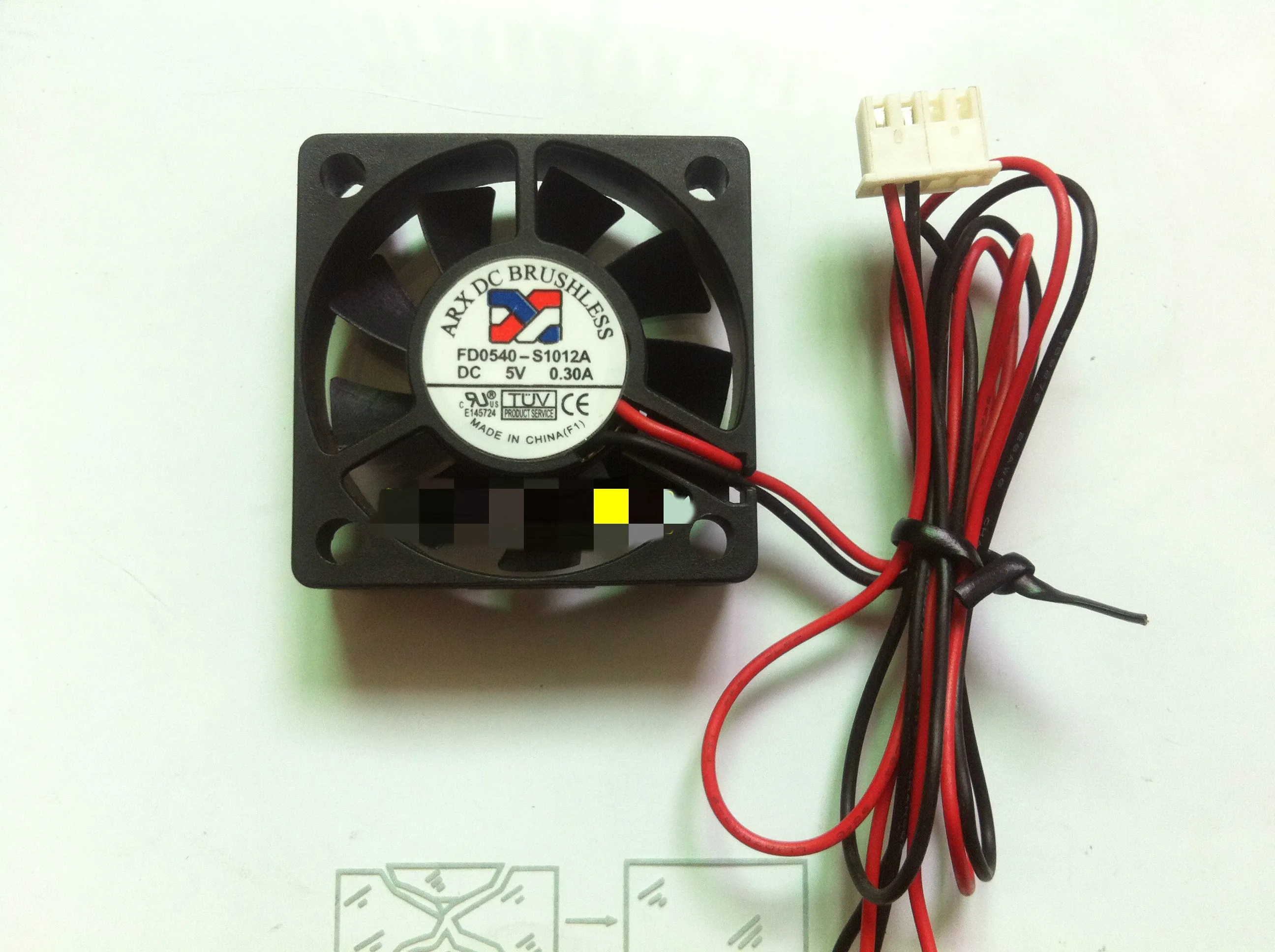 

Freight free new ARX 4010 FD0540-S1012A DC5V 0.30A silent cooling fan