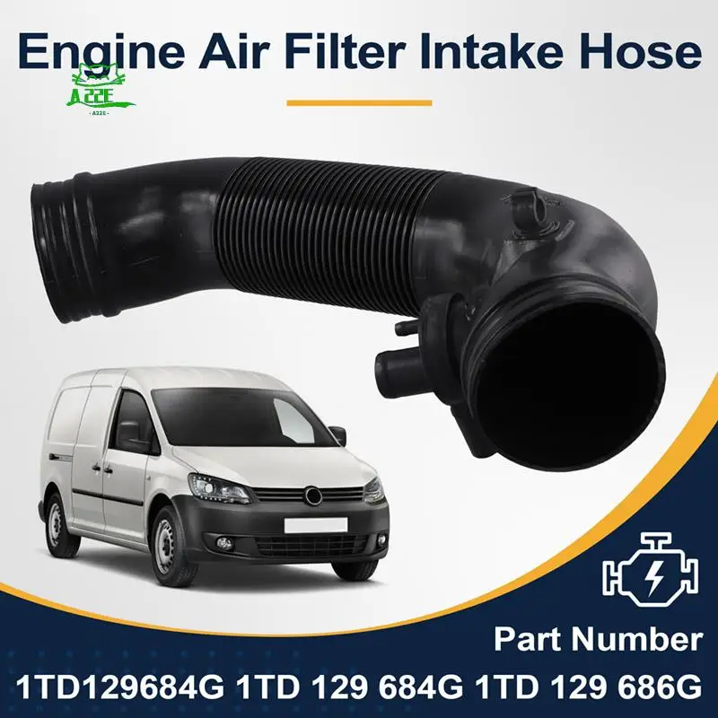 

A22E-For VW Jetta Touran MK6 2.0 2011-2017 Car Engine Air Filter Intake Hose 1TD129684G
