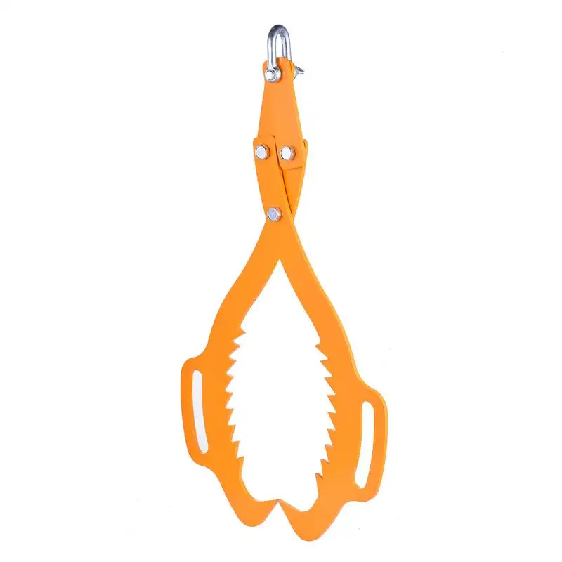 Logging Tongs 30 Inch 2 Claw Log Tong Wood Grapple 3307Lbs Loading Capacity Heavy Duty Logging Equipment for ATV Tractor