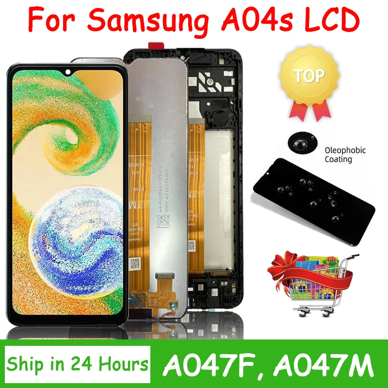 6.5”inch For Samsung  A04S LCD Display Touch Screen Digitizer For Samsung A04s LCD For samsung A047F, A047F/DS, A047F/DSN