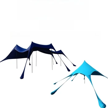 Canopy Shade Tent Elastic Canopy Camping Beach Outdoor Portable