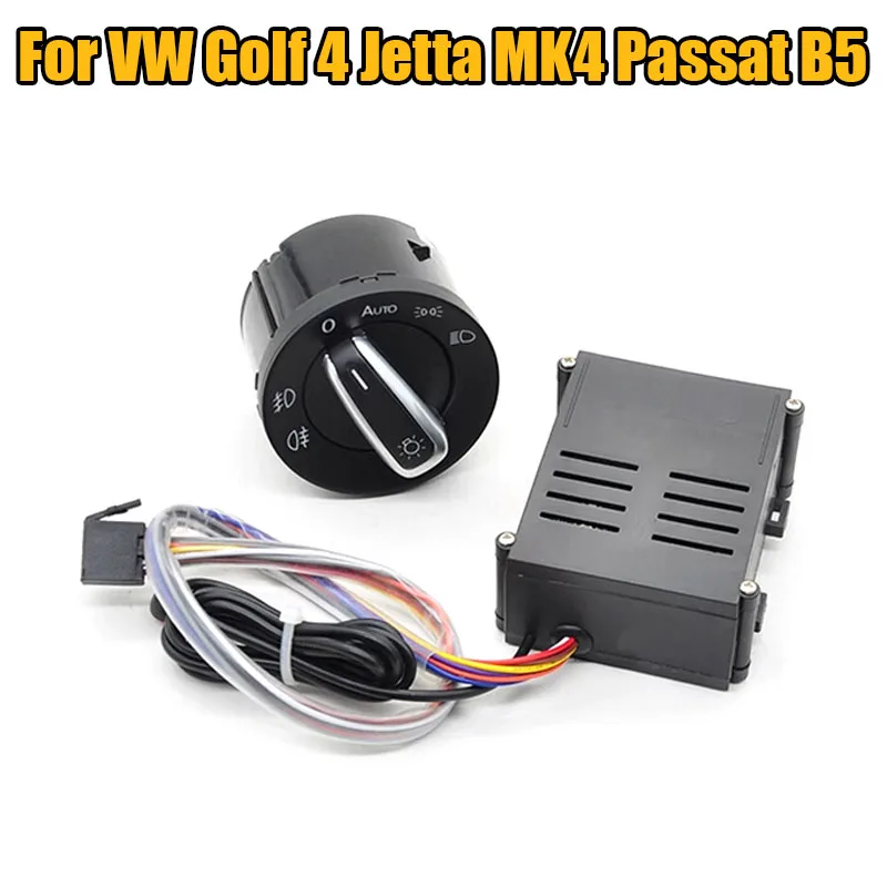 

For VW Golf 4 Jetta MK4 Passat B5 Transporter Multivan caravelle T5 T6 AUTO Headlight Lamp Switch Knob Light Sensor Module Matte