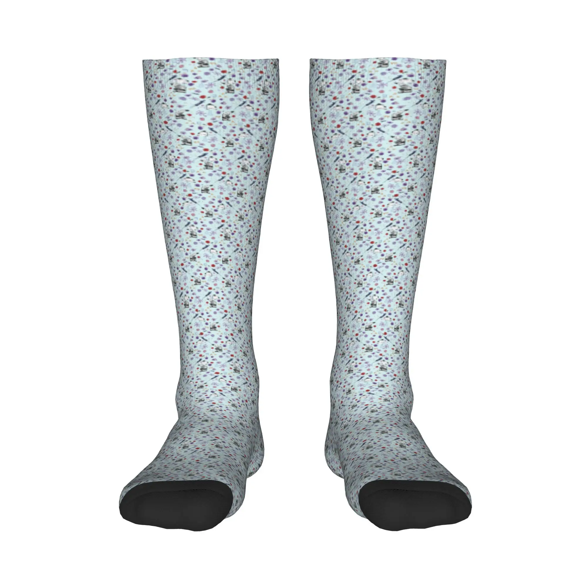 

Всесезонные чулки для экипажа, научные носки, длинные носки в стиле хип-хоп, аксессуары для мужчин и женщин, подарки