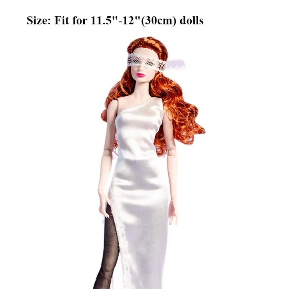 Fashion Supermodel Clothes European DIY Toy Elegant White Dress Exquisite Accessories Set For 30cm /for 1/6 BJD Dolls