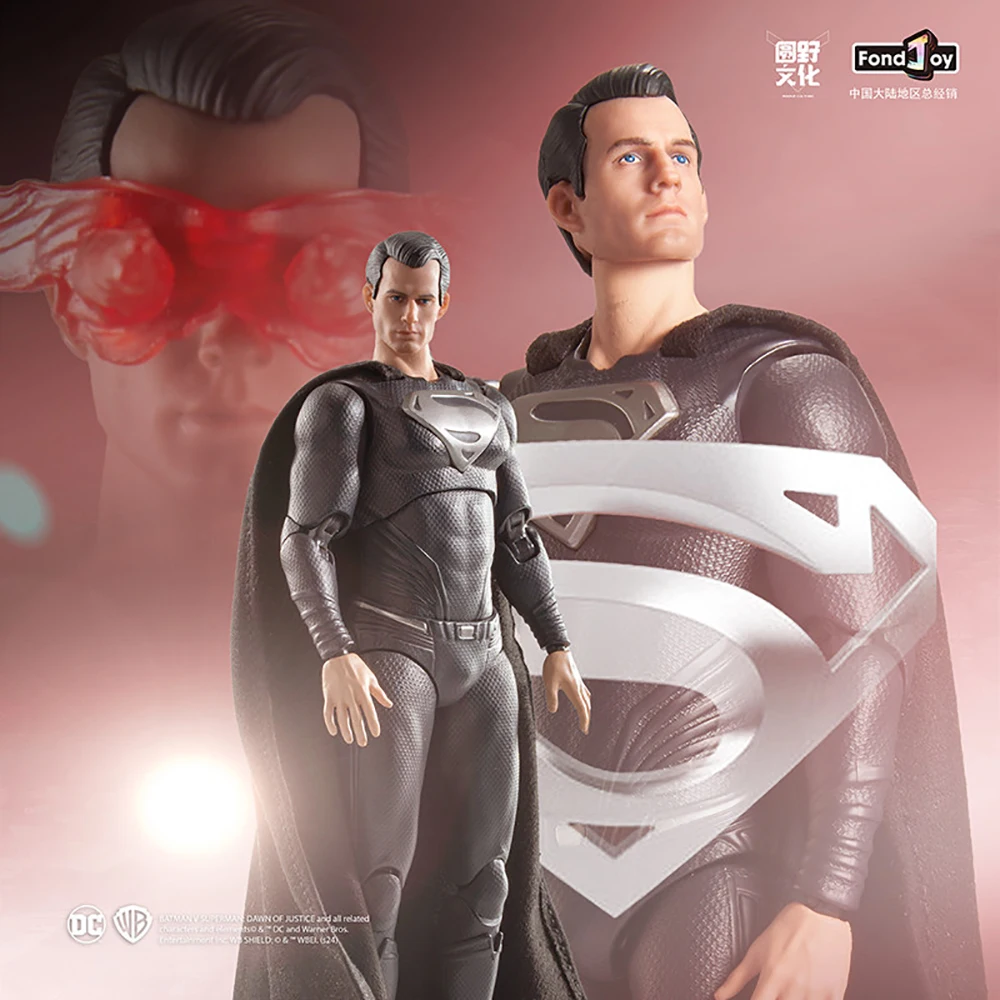 Nieuwe Originele FONDJOY DC Superman Actiefiguren Cartoon Beweegbare Pop Model Desktop Decoratie Ornament Verrassingsgeschenken op Voorraad