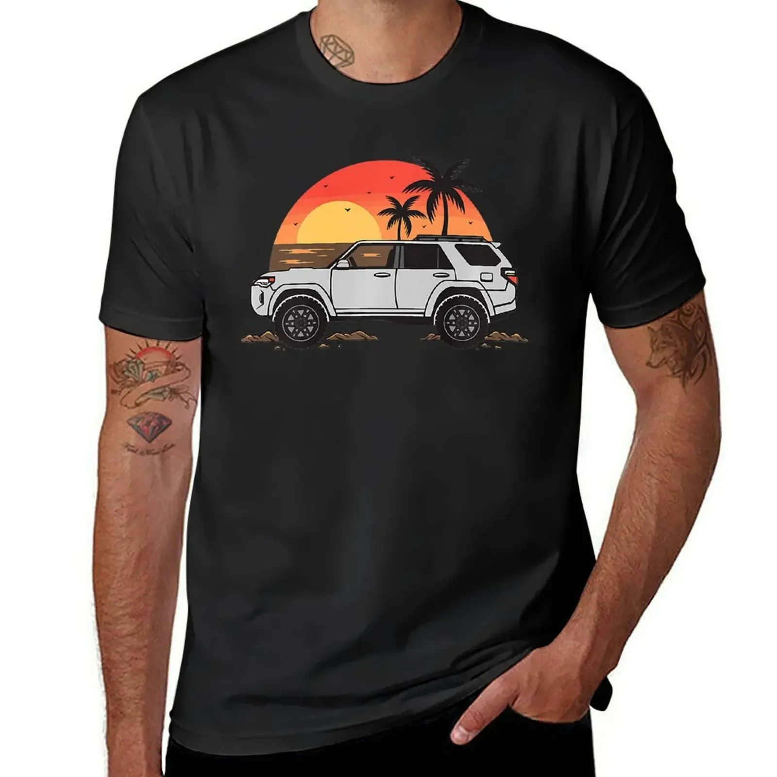 4Runner Nation Hawaii Yotas Crew T-Shirt boys whites funnys summer top heavy weight t shirts for men