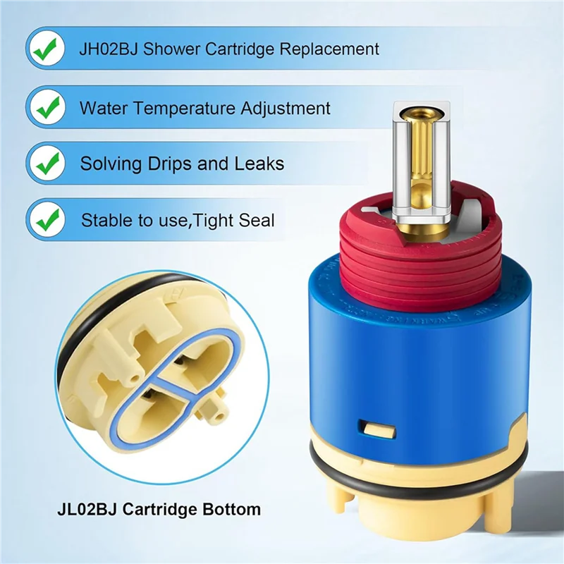

AB41-2X JH02BJ HL-40 Замена душевого сердечника, картридж с балансом давления 40 мм, для клапана смесителя для ванны и душа