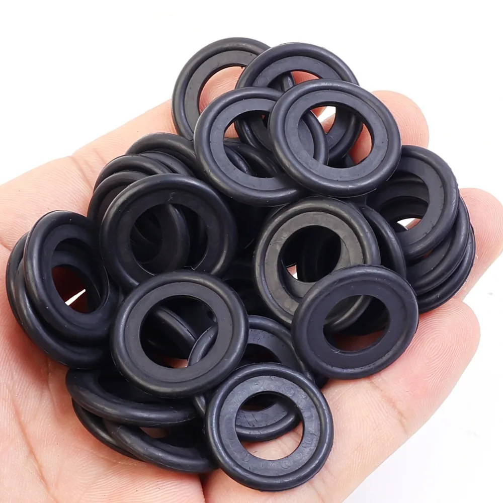 Car Engine Oil Drain Plug Gaskets M12 M14 Rubber Oil Pan Drain Screw Sealing Washer Engine Replaceable Accessories 12616850M12