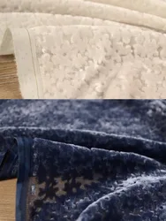 Flocked Fabric Relief Hollow Simulation Velvet Apparel Sewing Fabrics Dress Shirt Clothing Apparel Sewing Fabric Cloth Meters