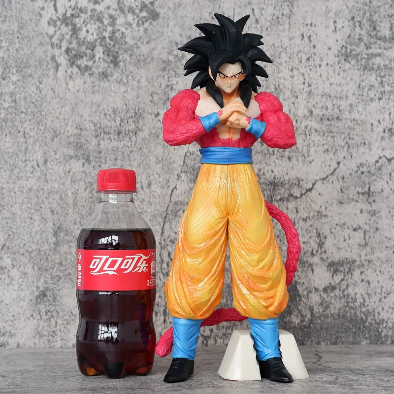 

Новые 28 см Studio Dragon Ball аниме фигурки Ssj4 Son Goku фигурки Super Saiyan 4 Goku ПВХ статуя коллекция модель игрушки подарки