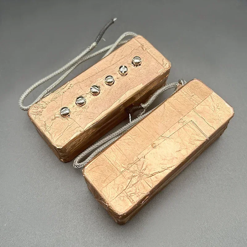 Alnico 5 P90 Style Pickup Dual Coil Pickup Noiseless Humbucker 6K/9K Alnico 5 Magnet for Elecgtric Guitar