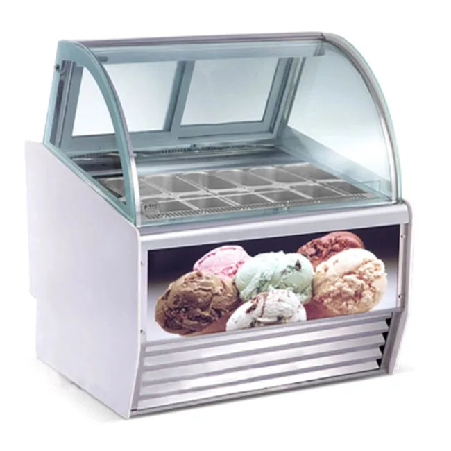 For SPM Commercial Ice Cream Freezer Display Cases Top Opening Refrigerators Commercial Refrigerator