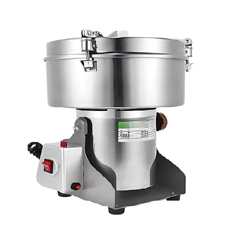 China Supplier 5000g Powder Machine Mill High Speed Flour Grain Herbs Commercial Cereals Spices Grinder