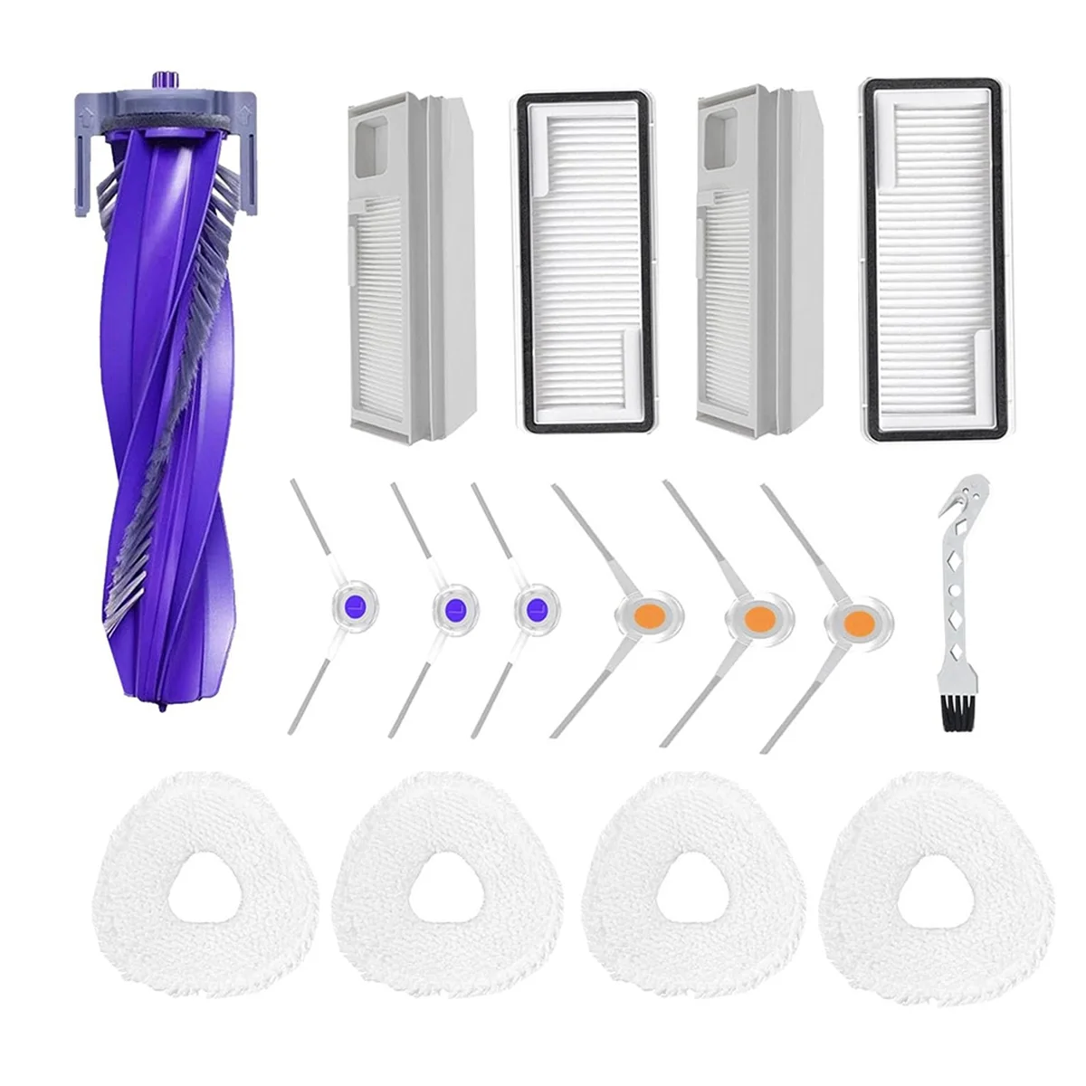 

AB32-For Narwal Freo Z Ultra / X Ultra Robot Vacuum Replacement Parts Main Brush HEPA Filter Cleaning Brush Accessory