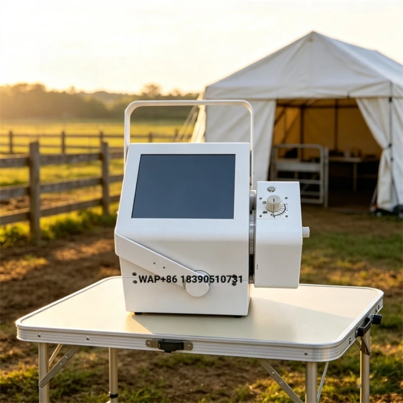 Competitively priced 5.6kW high-frequency portable veterinary X-ray device with digital flat panel detector for pet hospitals