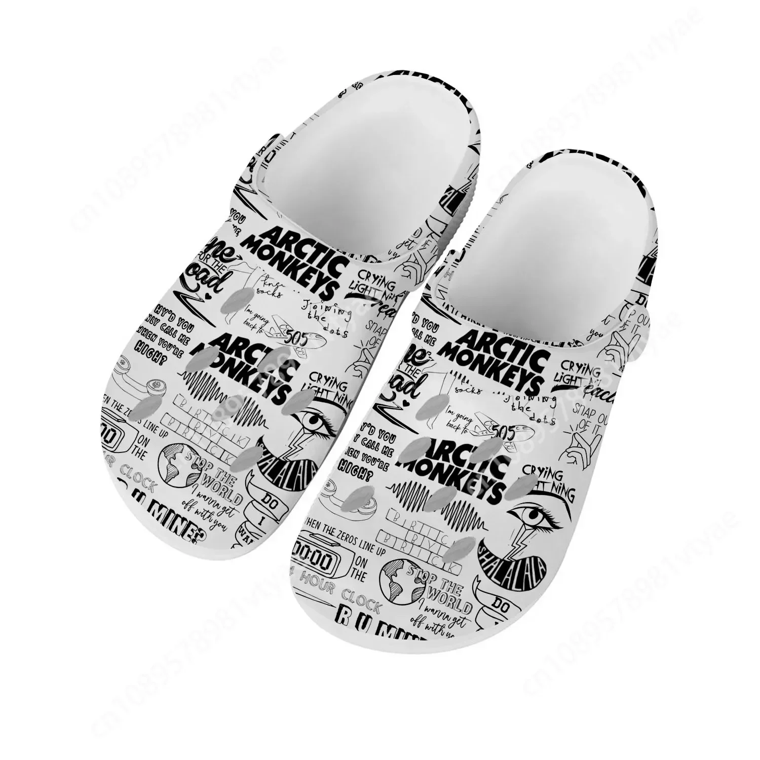 Arctic Monkeys Rock Band Pop Home Clogs Custom Water Shoes Mens Womens Teenager Shoe Garden Clog Breathable Beach Hole Slippers