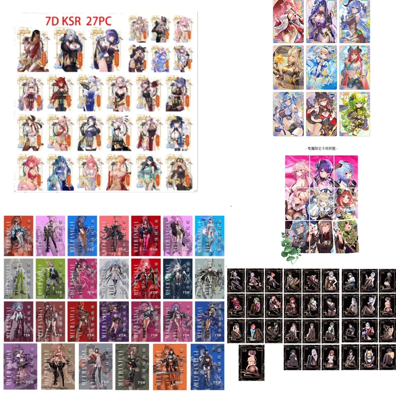 

Anime Goddess Story Boa Hancock Kamado Nezuko Yae Miko Raiden Shogun Rem Ram Game Collectible Cards Christmas Birthday Gifts Toy