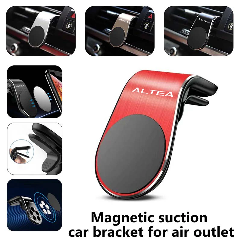 Universal Car Air Vent Magnetic Phone Navigation Holder For Seat FR Leon Ibiza Ateca Altea E-Racer Alhambra Toledo