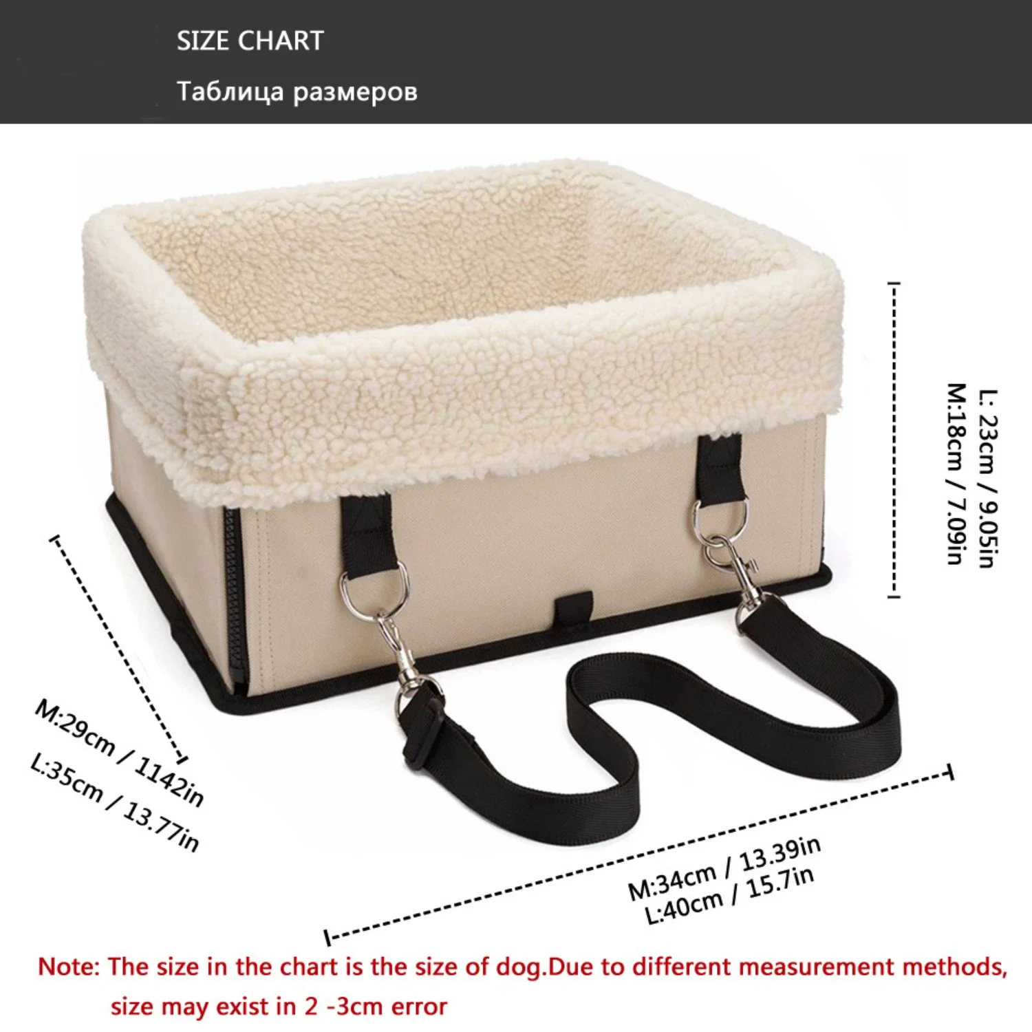 Safe, Convenient, and Comfortable Foldable Pet Booster Seat for Small Dogs - Perfect for active pups looking for a touch of luxu